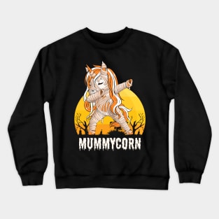 Mummycorn Funny Cute Spooky Crewneck Sweatshirt